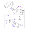 Колодки тормозные дисковые комплект 58101-D7A50 Mobis - 58101D7A50 - схема с каталога 58101B, SEURPF116