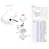 Коробка запобіжників та реле 91990-F1540 Mobis - 91990F1540 - схема з каталогу 91950E, SRUSPF119