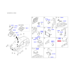 Кронштейн панели приборов (торпеды) 93882-D3000 Mobis