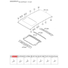 Каркас даху правий 67330-1F000 Mobis - 673301F000 - схема з каталогу 67320R, SEURPFQZ07