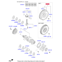 Маховик 23200-2U300 Mobis