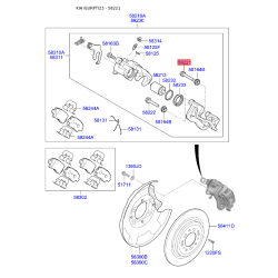 Направляющая (палец) суппорта 58221-4D500 Mobis