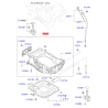 Масляный поддон 21510-2G100 Mobis - 215102G100 - схема с каталога 21510, SEURPSLZ10