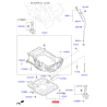 Поддон масляный мотора нижний 21520-2F013 Mobis - 215202F013 - схема с каталога 21510B, SEURPF119