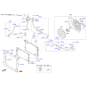 Облицовка / защитная накладка, облицовка радиатора 29150-F1500 Mobis - 29150F1500 - схема с каталога 29150, SRUSPF119