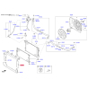 Облицювання / захисна накладка, облицювання радіатора 29136-F1500 Mobis - 29136F1500 - схема з каталогу 29135G, SRUSPF119