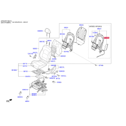 Подушка безопасности левая 88910-D9000 Mobis