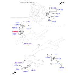 Подушка двигателя 21810-D9500 Mobis