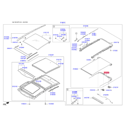 Люк і комплектуючі 81635-D9000 Mobis