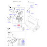 Кольцо маслоприемника 26259-2A000 Mobis - 262592A000 - схема с каталога 26259, KEURPH817
