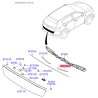 Заглушка бампера 87319-F1000 Mobis - 87319F1000 - схема з каталогу X87757A, SRUSPF119
