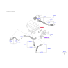 Прокладка, корпус термостата 28494-2F000 Mobis - 284942F000 - схема с каталога 28493C, SRUSPF119