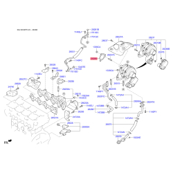 Прокладка, компресор 28286-2F600 Mobis