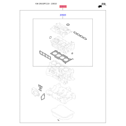 Комплект прокладок двигателя 20910-2BB03 Mobis