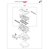 Комплект прокладок двигателя 20910-2GM01 Mobis - 209102GM01 - схема с каталога 20910, HAUSPTMZ10