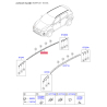 Молдинг крыши правые 87280-D9010EB Mobis - 87280D9010EB - схема с каталога 87272A, SRUSPF119