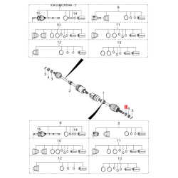 Поликлиновой ремень S2521-227400 Mobis