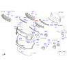 Решетка радиатора 86560-F1500 Mobis - 86560F1500 - схема с каталога 86512C, SRUSPF119