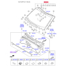 Вітрове скло 86110-F1060 Mobis - 86110F1060 - схема з каталогу 86110A, SRUSPF119