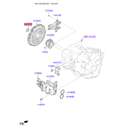 Бортове кільце, диск зчеплення 41068-2D000 Mobis