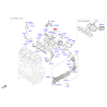 Турбокомпрессор 28231-2U010 Mobis - 282312U010 - схема с каталога 28231, SEURPHW22