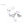 Фара основная правая 92102-F1000 Mobis - 92102F1000 - схема с каталога 92102A, SRUSPF119
