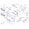 Фара противотуманная левая 92201-F1100 Mobis - 92201F1100 - схема с каталога 92201, SEURPF116