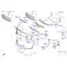 Фара противотуманная левая 92201-F1500 Mobis - 92201F1500 - схема с каталога 92201, SRUSPF119