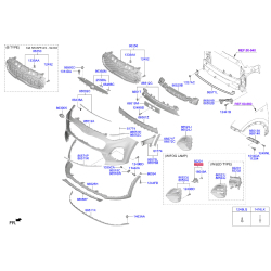 Фара противотуманная правая 92202-F1500 Mobis