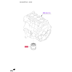 Фильтр масляный S2630-035505 Mobis