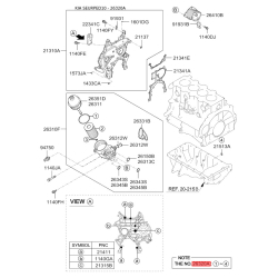 Фильтр масляный S2632-027401 Mobis