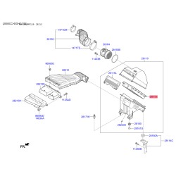 Фильтр воздушный S2811-3D3100 Mobis