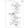 Фільтр салону LP971-33F2100BK Mobis - LP97133F2100BK - схема з каталогу 97632B, SEURPF119