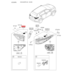 Фонарь задний левый 92405-F1100 Mobis