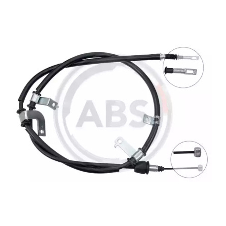 Трос стоянкової гальмівної системи A.B.S. ABS K12093. Фото 1 ABS K12093