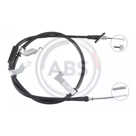 Трос стояночной тормозной системы A.B.S. ABS K17407. Фото 1 ABS K17407