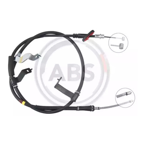 Трос стояночной тормозной системы A.B.S. ABS K17508. Фото 1 ABS K17508