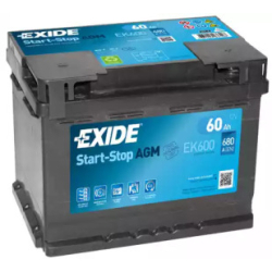 Акумуляторна батарея 60 Ач EXIDE
