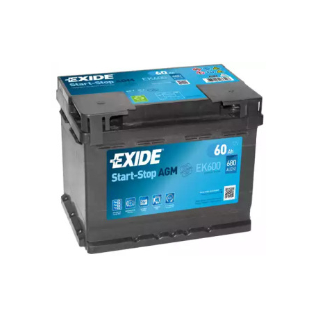 Акумуляторна батарея 60 Ач EXIDE EK600. Фото 1 EK600