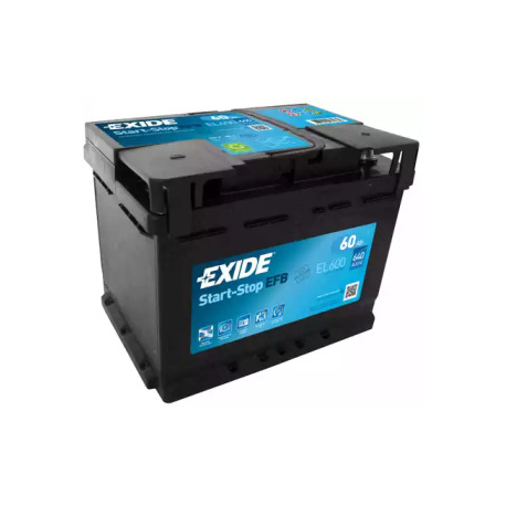 Акумуляторна батарея 60 Ач EXIDE EL600. Фото 1 EL600