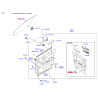 Выключатель 93555-3K500HZ Mobis - 935553K500HZ - схема с каталога 93555B, KEURPNF08