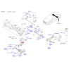 Рычаг подвески колеса 55250-3R000 Mobis - 552503R000 - схема с каталога 55250A, KEURPTFE14