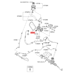 Полікліновий ремінь 57231-29100 Mobis