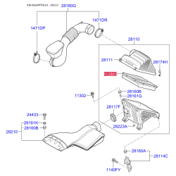Фільтр повітряний S2811-33S100 Mobis