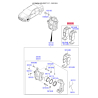 Колодки тормозные дисковые комплект 58101-D4A00 Mobis - 58101D4A00 - схема с каталога 58101B, KEURPC117