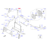 Шланг радиатора нижний 25415-E6000 Mobis - 25415E6000 - схема с каталога 25415H, KKMAPA818