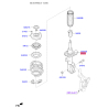 Амортизатор правий 54660-A8000 Mobis - 54660A8000 - схема з каталогу 54660, KEURPA816