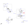 Фільтр повітряний 28113-3S800 Mobis - 281133S800 - схема з каталогу 28113, KEURPTF14