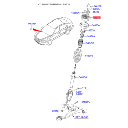 Опора стойки амортизатора 54630-3L100 Mobis