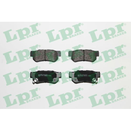 Колодки тормозные дисковые комплект LPR - LPR 05P848 - изображение №1 LPR 05P848